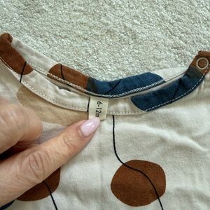 Organic Zoo romper 6-12 month